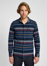 Męska Koszula Lee Clean Western Shirt Mood Indigo 112355750 L66R014445